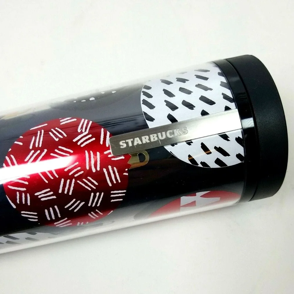 2013 Starbucks Christmas Holiday 16 oz  Tumbler Slide Top Christmas Ornaments